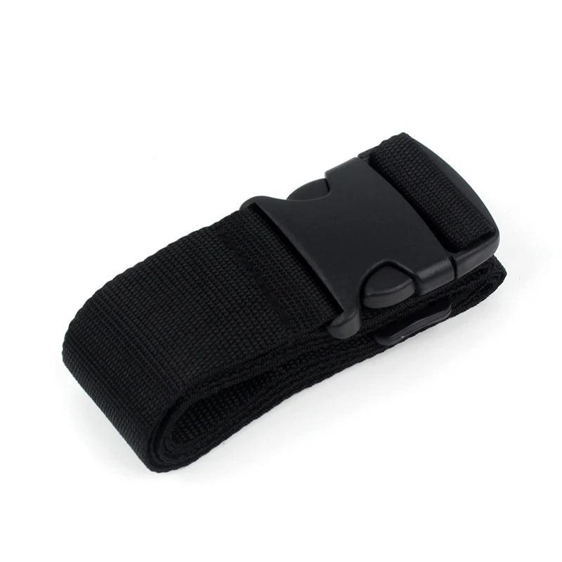Straight Shaped Luggage Straps for Suitcase, Polyester Luggage Belt with Adjustable Release Buckle Travel Accessory