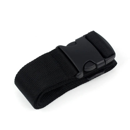 Straight Shaped Luggage Straps for Suitcase, Polyester Luggage Belt with Adjustable Release Buckle Travel Accessory