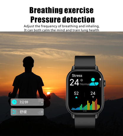 NEW Fashion Built-in 6 Stars GPS Position Smart Watch, Women 2.01'' AMOLED HD Screen IP68 Waterproof Sport  Bracelets For Ladies