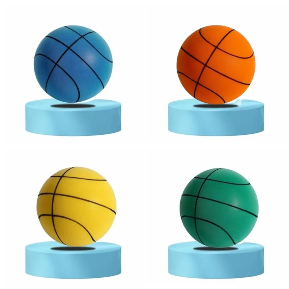 Baloncesto de entrenamiento silencioso de 18 cm/22 cm/24 cm, alta elasticidad, bajo nivel de decibelios, pelotas que rebotan ligeras, amortiguación, pelota muda que rebota