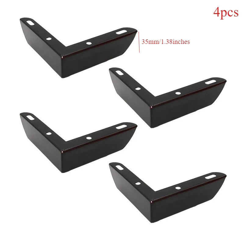 4Pcs, Pack Furniture Legs, Furniture Feet Metal, Sofa Legs Replacement, Coffee Table - Cupboard Cabinet - TV Stand Feet