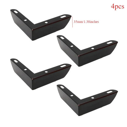 4Pcs, Pack Furniture Legs, Furniture Feet Metal, Sofa Legs Replacement, Coffee Table - Cupboard Cabinet - TV Stand Feet