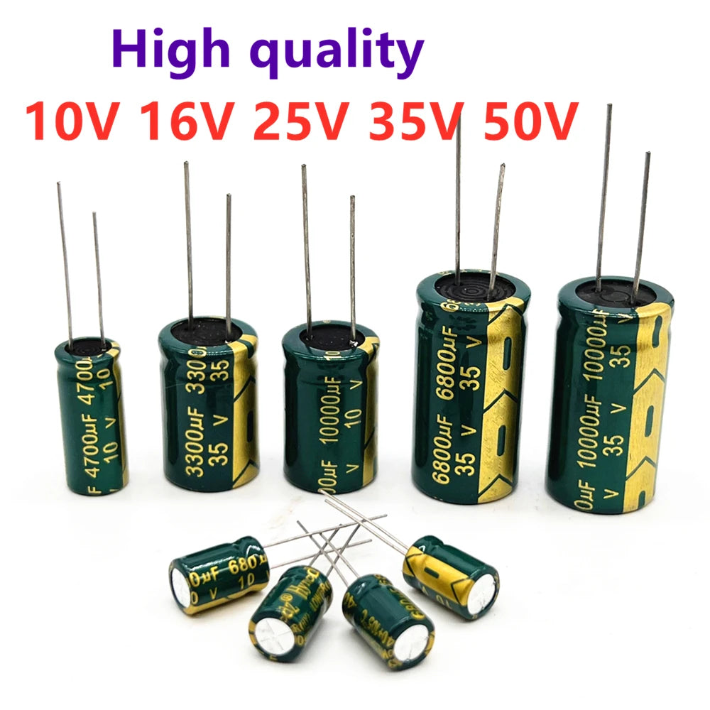 High Frequency Electrolytic Capacitor, 16V 25V 35V 50V 63V 100V 200V 400V 20% 100UF 220UF 330UF 470UF 680UF 1000UF 2200UF 3300UF