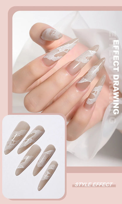 AS Esmalte de uñas de estampado de 5ml, colores, barniz de impresión de uñas para placa de estampado, lacas de impresión en blanco y negro, no kit