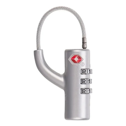 High Security TSA Customs Lock Overseas Customs Clearance Trolley Luggage Suitcase Backpack Password Padlock with Steel Cable