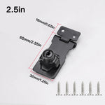Locking Hasp Heavy Duty Locking Hasp Staple With Keys Padlock Cupboard Shed Garage Lock Office Cabinet Security Lock Hardware