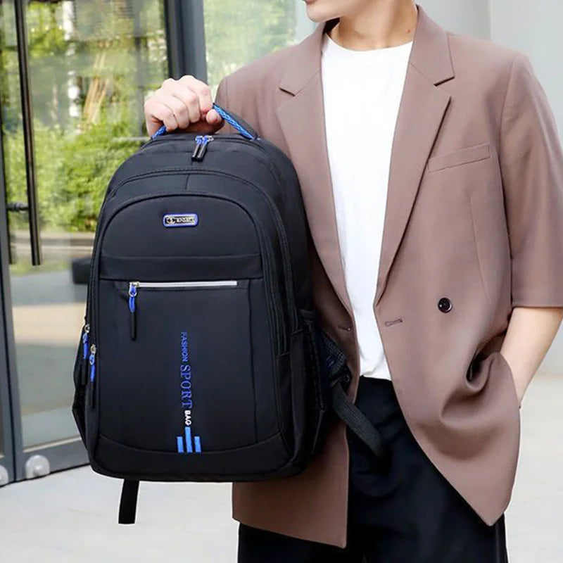 Ladies' backpack, female Korean version, trendy large capacity, high school, middle school, student backpack, travel bag, computer
