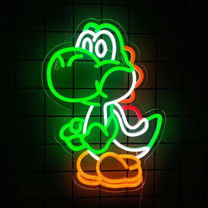 Anime Neon Sign, Dinosaurs Neon Sign, LED Neon Lights for Bedroom Wall Game Room, Party Decor for Kids Boys Man, Cave, Gifts