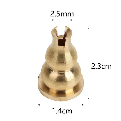 Brass Incense Burner Holder For Incense, Stick Coil Bottle Gourd Shaped Copper Incense Holder, Copper Censer