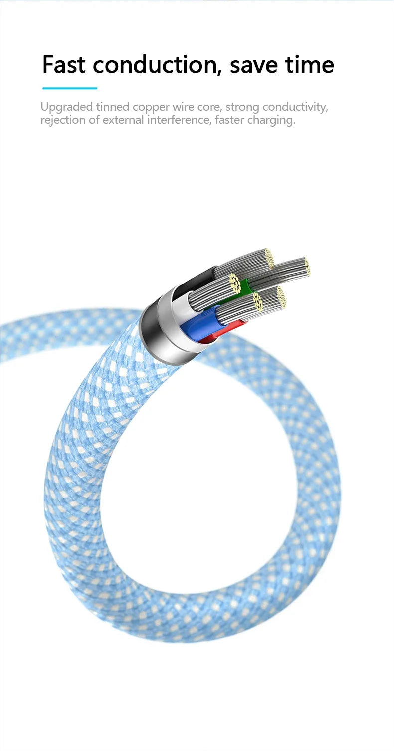 PD 20W USB-C Charging Cable For iPhone 14 13 12 11 Pro Max Xs 8 Plus iPad 3A, Fast Charging Cord, ‌Lightning Data Cable For iPhone