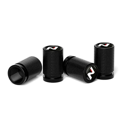 4Pcs Car Wheel Tire Valve Caps Air Stem Covers For N Line Sonata Tucson Azera Elantra Veloster Kona Santa Accessories