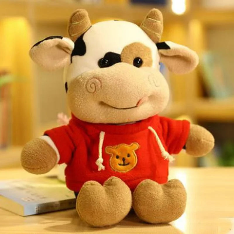 Cute Cow Plush Toy Rag Doll for Girlfriend Children's Toys Gifts Plush Toys Pillow Plushie Stuffed Animal Dolls
