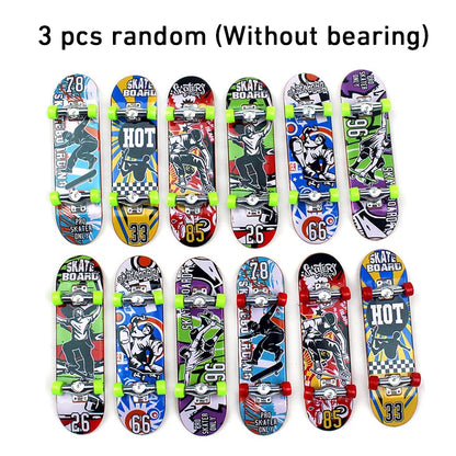 Puzzle Toy Finger Skateboard Maple Wood Fingerboard Hobbies Novelty Anti Stress Sensory Toys For Boy Mini Funny Cute Skate Gift