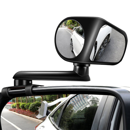 2Pcs, Car Rearview Mirrors, 360° Blind Spot Mirror, Adjustable Rotatable Convex Wide-angle Clear Rearview Safety Mirror Accessories