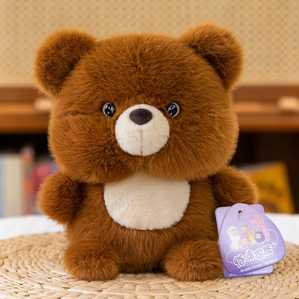 Cute 16cm Plush Companion Doll Capybara Elephant Stuffed Animal Pillow Super Soft Bear Animal Plush Toy Sleeping Gift