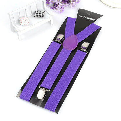 35/25/20mm Wide Men's Suspenders High Elastic Adjustable 4 Strong Clips Heavy Duty X-Back Trousers Braces