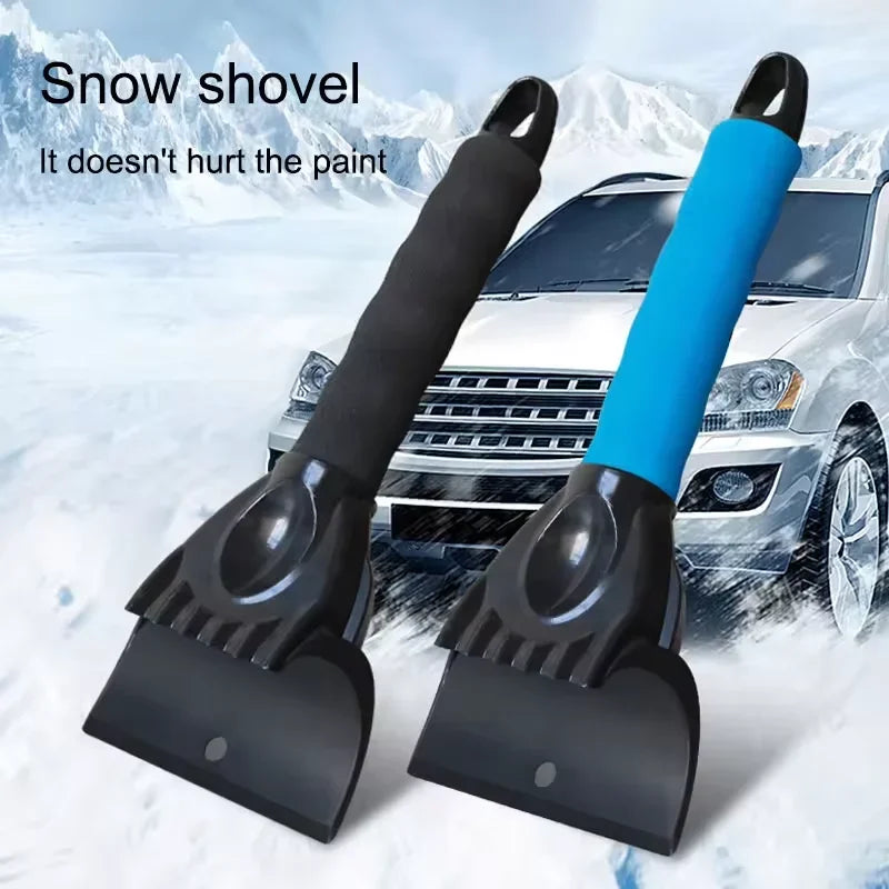 Quitanieves para parabrisas de coche, raspador de limpieza para coches de invierno, ventanas y puertas, elimina nieve y escarcha, accesorios de limpieza de coche
