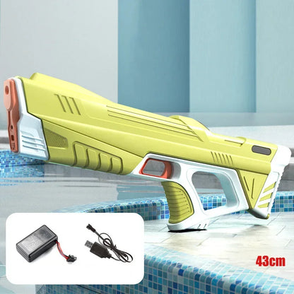 Summer Water Gun, Non-Electric, High-Pressure, Fully Automatic Shooting, Water Beach Toy Gun for Kids, Children, Boys, Girls