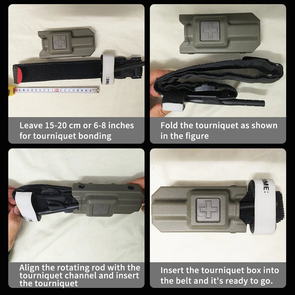 Tourniquet CAT Storage Box Bag MOLLE Medical Package Outdoor Emergency Tourniquets for Blood
