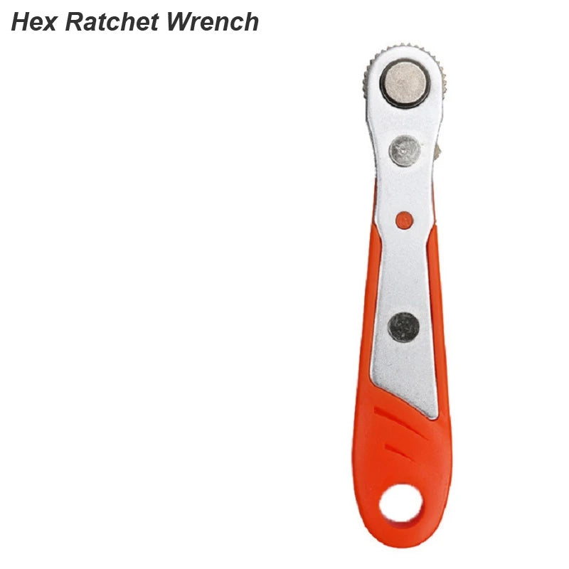 Right Angle Ratchet Wrench Screwdriver Socket Nut Set Metric Screwdriver Bit 1/4 Hexagon Handle Drive Torx Slot Hand Tool 90