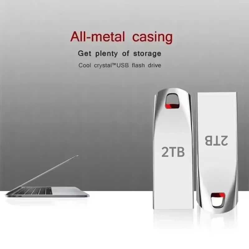 New 2TB USB3.2 Flash Drive Super High Speed Data Transfer 1TB Large Capacity Ultra-Fast Portable Storage Sleek Durable U Disk