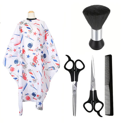 Professional Hair Cutting Tools Waterproof Barber Cape Neck Duster Brush Haircut Scissors Shears Hair Comb Hair Cutting Tools ﻿