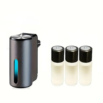 Car air freshener, three-intensity adjustable, car aroma diffuser, portable freshener perfume fragrance