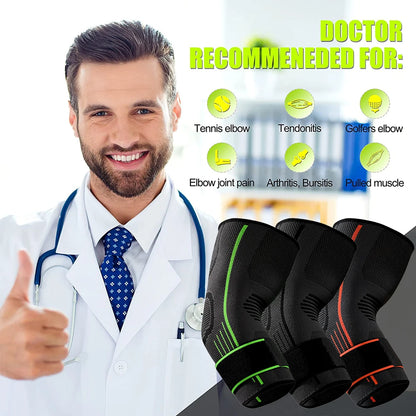 Codera para tendinitis y codo de tenista, manga de compresión para artritis, entrenamientos, reduce el dolor articular durante la actividad física