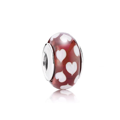 Hot New Color Murano Glass Series Charm Beads Fit Original European Silver Bracelet Necklace DIY Women Fashion Jewelry Gift 2026