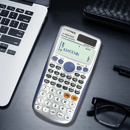 Calculator for FX-991ES-PLUS Original Scientific Calculator 417 Functions for High School University Students Office Coin Battery