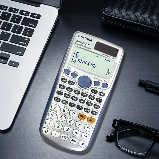 Calculator for FX-991ES-PLUS Original Scientific Calculator 417 Functions for High School University Students Office Coin Battery