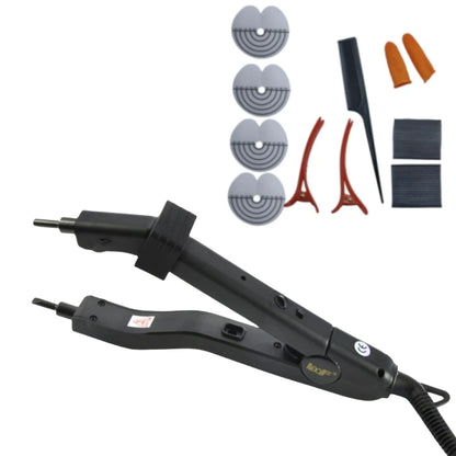 Loof Professional Nueva Tenacilla de Fusión para Extensiones de Cabello con Temperatura Ajustable hasta 220℃, Mini Punta Calentadora Inteligente, Herramienta de Unión de Queratina