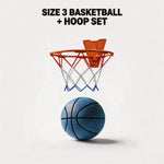 Silent Foam Basketball Hoop Set | Soft, High-Rebound PU Material | Indoor Silent Training Ball