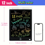 12 inch Tablets Electronic Handwriting Pad Writing Board Drawing Tablet LCD Screen Writing Tablet Digital Graphic Toys for child