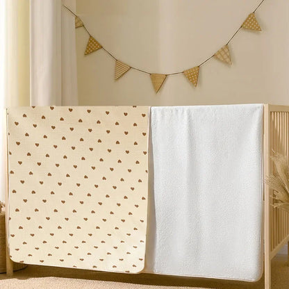Reusable Baby Changing Mat Cover Baby Diaper Mattress Diaper for Newborn Cotton Waterproof Changing Pads Floor Play Mat