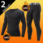 2 piece, men's warm corset, Ski warm suit, Corset jacket and trousers, Men's fitness pants shirt, running yoga athletes sports pants