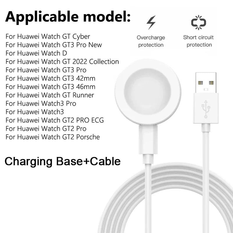 Base de carga magnética para Huawei Watch 3, 3 Pro, ECG, GT2, GT3 Pro y Honor Watch Dream, Magic 2