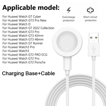 Base de carga magnética para Huawei Watch 3, 3 Pro, ECG, GT2, GT3 Pro y Honor Watch Dream, Magic 2