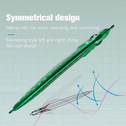 1 Pc Metal Artificial Bait Jig 7g 10g 15g 20g 25g 30g Shore Casting Jigging lure Shore Casting Saltwater Fishing lure Bit