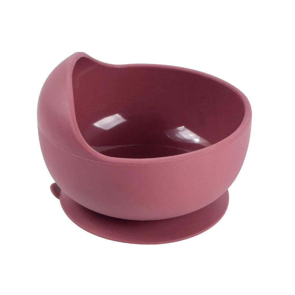 28Colors Baby Silicone Suction Bowls for Kids Waterproof Baby Feeding Tableware Spoon Children Dishes Kitchenware Infant Plates