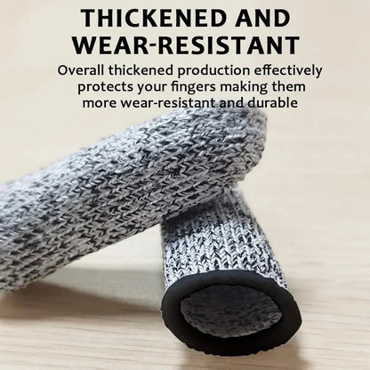 10Pcs, Anti-Cut Finger Cover, Finger Protector Sleeve, Level 5 High-Strength Safety Flexible Anti Cut Fingertip Gloves, Kitchen Tool