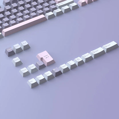 126 Keys Double Shot PBT Cherry Keycaps Mechanical Game Keyboard Wireless for MX Switch Keycap GMK67 GMK87 GMK61 Keyboard Keycap