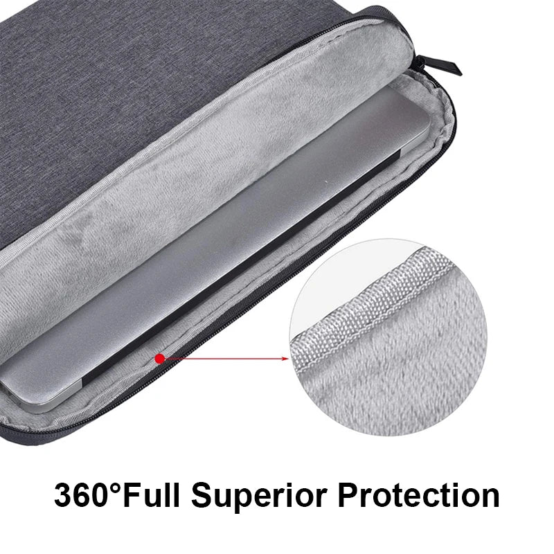 Waterproof Laptop Bag Sleeve, Tablet Cover, 11 12 13 14 15 15.6 Inch For MacBook Air Pro Xiaomi Dell Acer, Notebook Computer Case