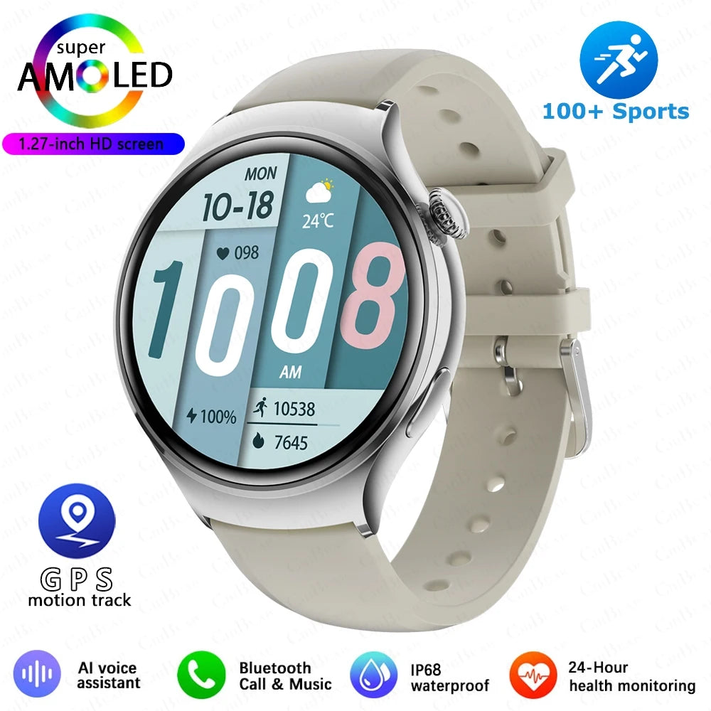 New GPS NFC Bluetooth Call Smartwatch, Women Watch, 4 mini Sports Track, Heart Rate Oximetry Monitoring Health Smartwatch For Woman