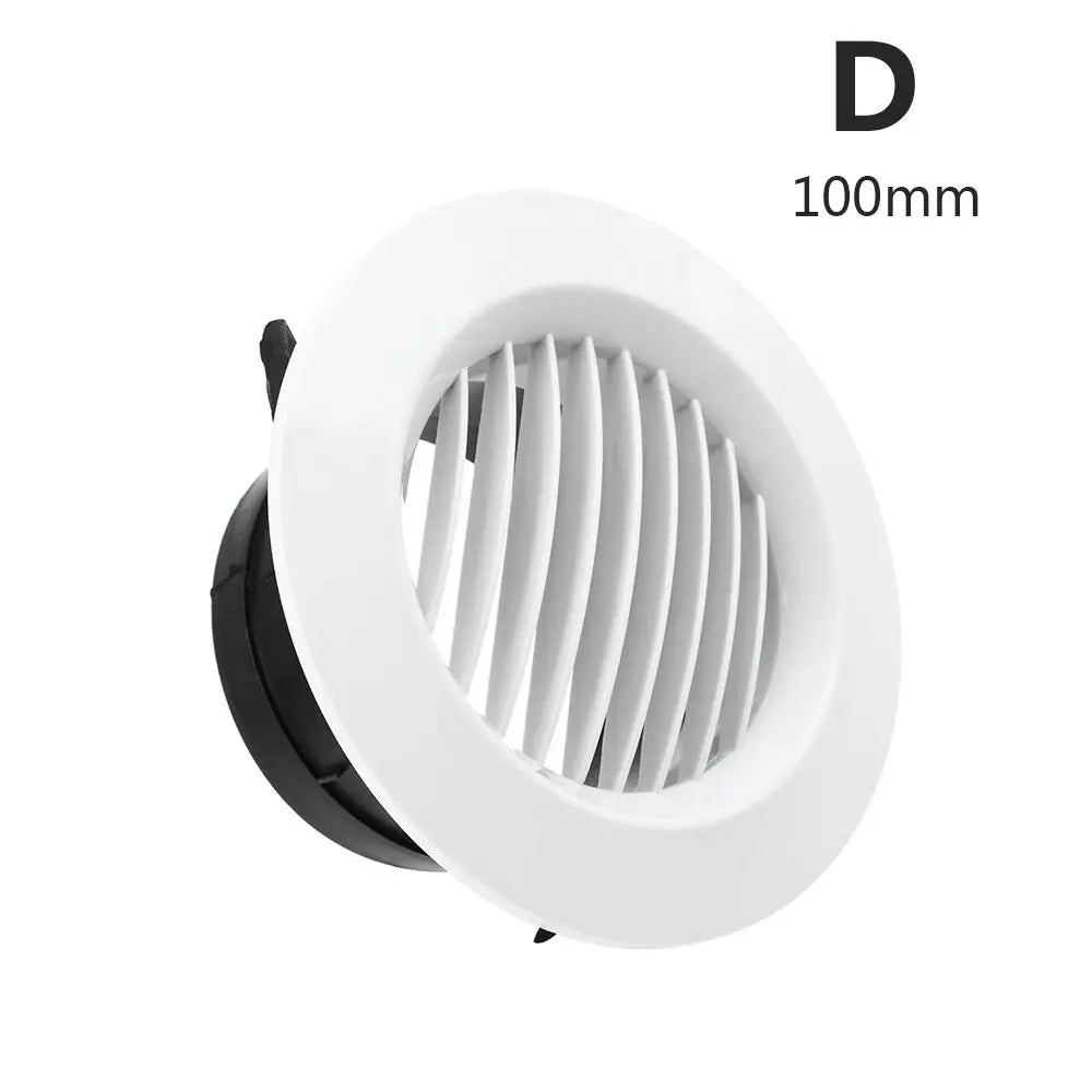 Various Shapes 100/150mm Round Ducting Ventilation Cover Air Vent Extract Valve Grille Air Circulation Vents Cover