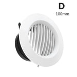 Various Shapes 100/150mm Round Ducting Ventilation Cover Air Vent Extract Valve Grille Air Circulation Vents Cover