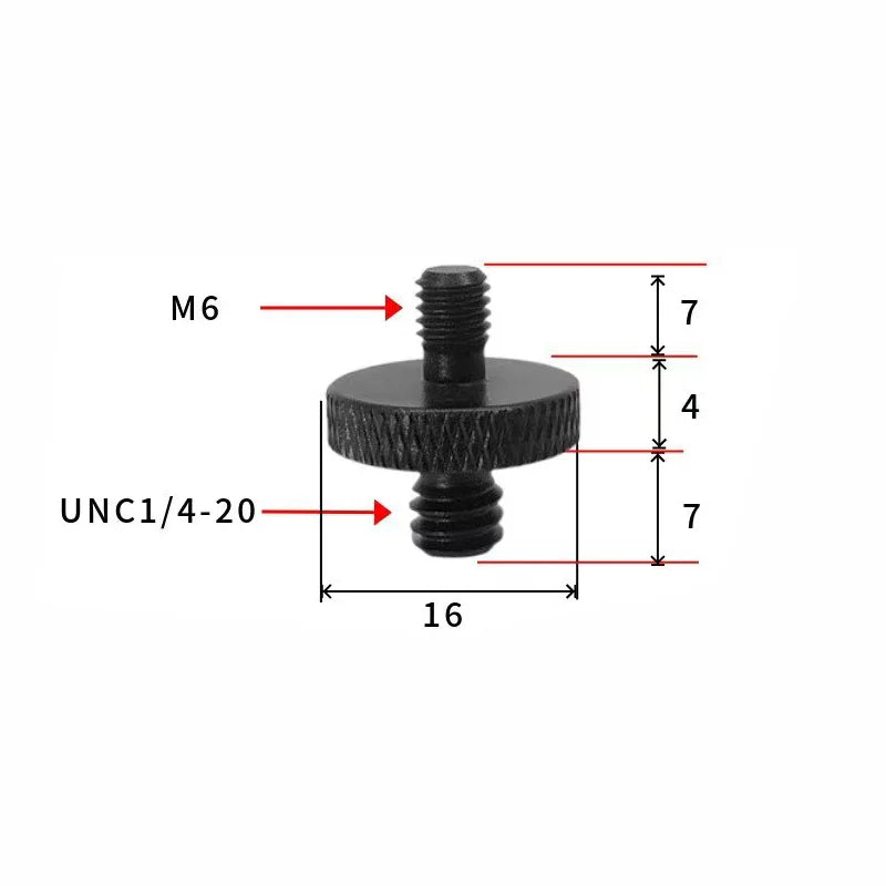 2/4pcs Universal Camera Conversion Screw 1/4 Male to 3/8 M4 M5 M6 M8 M10 Male Screw Tripod Monopod Mount Adapter Photography