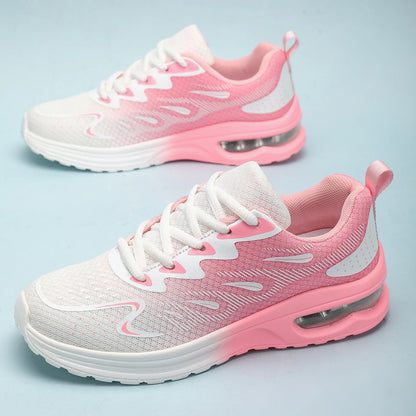Sneaker Women's Walking Shoes Women's Fashion Air Cushion Mesh Breathable Tennis Sport Shoes