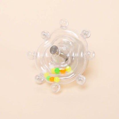 Interactive Parrot Toy Bird Cage Toy for Parrots Rotating Treat Dispenser, for Mental Stimulation and Entertainment