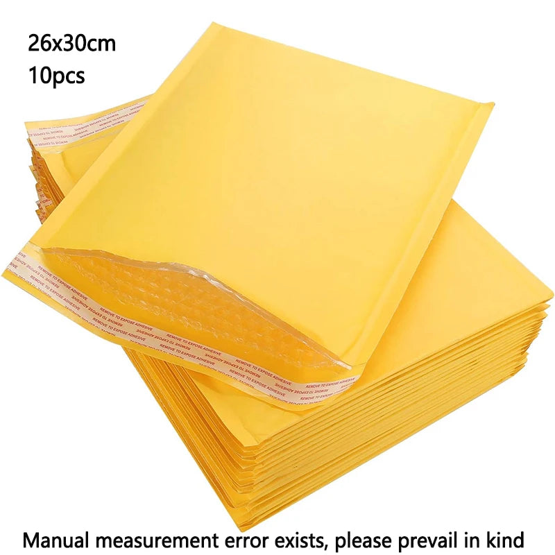 Kraft Bubble Mailers, Self Seal Adhesive Shipping Bags, Cushioning Padded Envelopes for Shipping, Mailing, Packaging